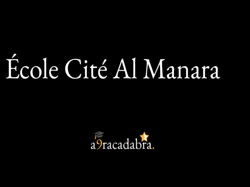 École Cité Al Manara-حي المنارة