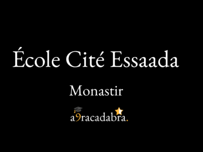 École Cité Essaada Monsatir-حي السعادة