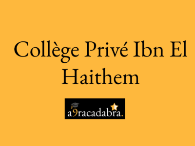 Collège Privé Ibn El Haithem-ابن الهيثم