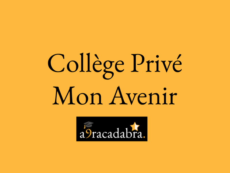 Collège Privé Mon Avenir-مستقبلي