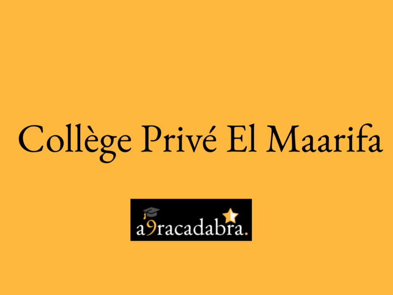 Collège Privé El Maarifa-المعرفة بباب سويقة