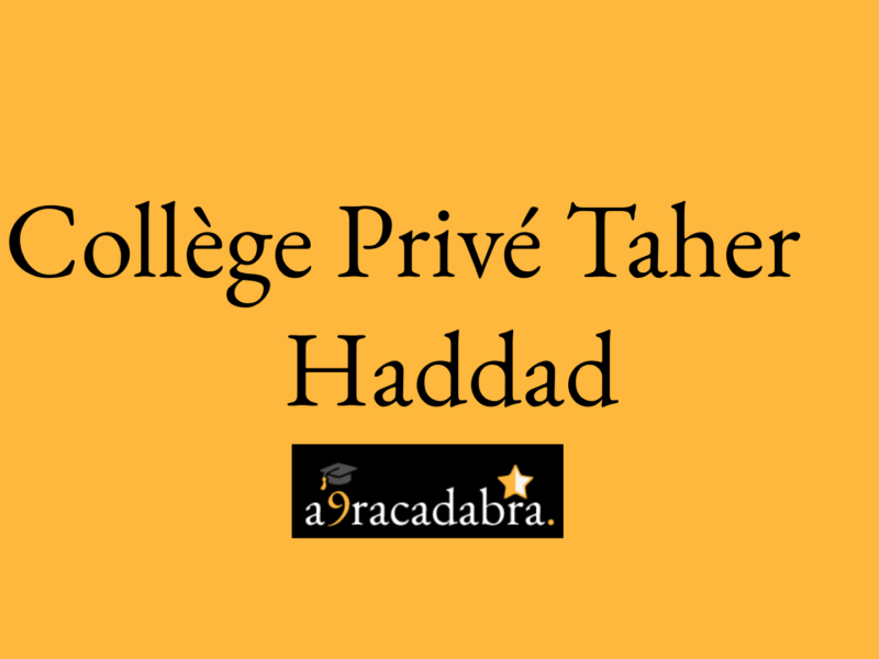 Collège Privé Taher Haddad- الطاهر الحداد